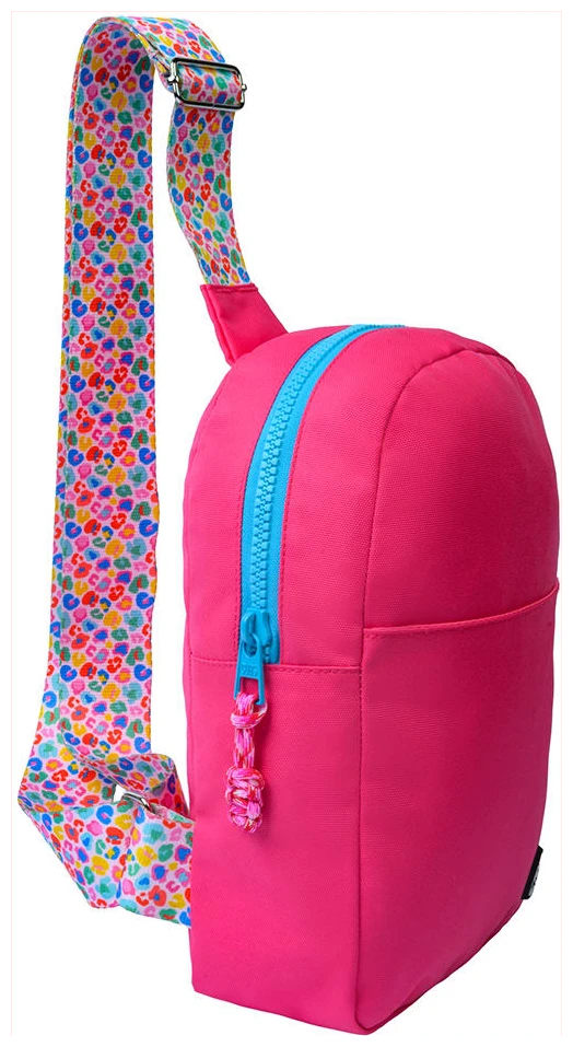 Cubs Hot Pink Sling Bag Front Pocket