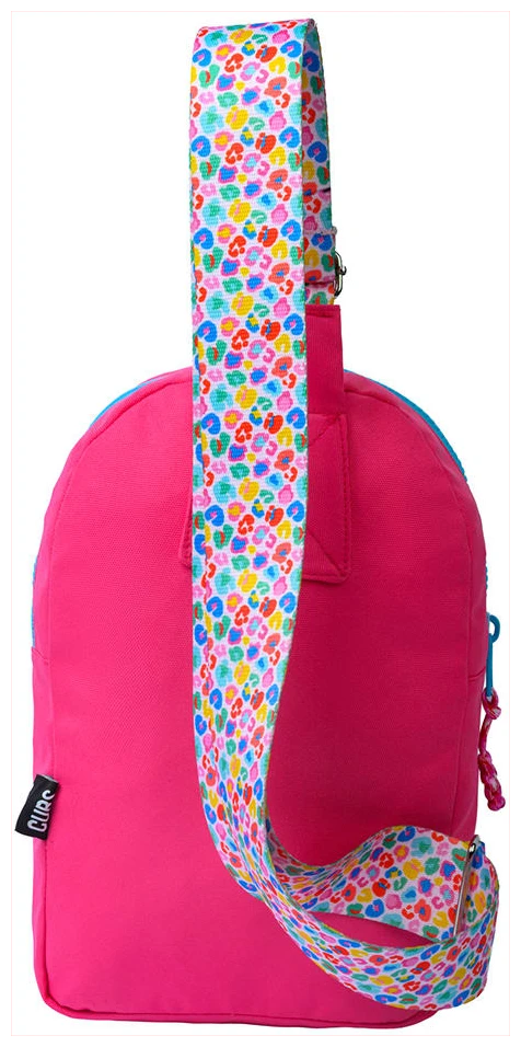 Cubs Hot Pink Sling Bag Front Pocket