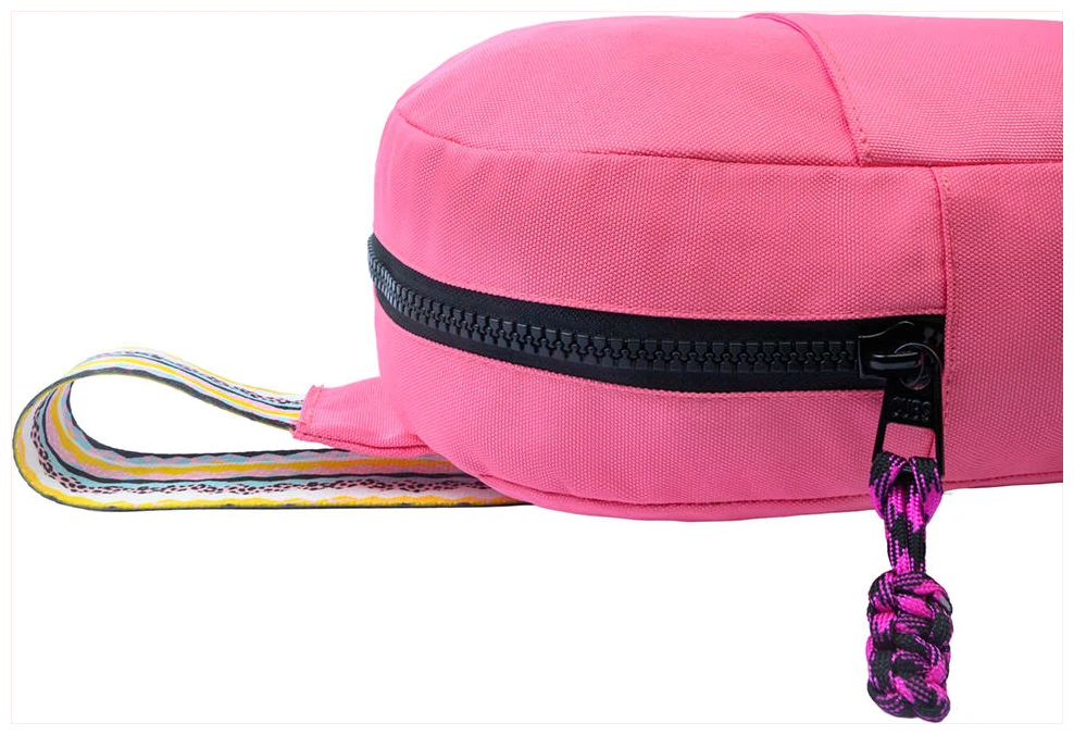 Cubs Pink/Black Sling Bag Front Pocket