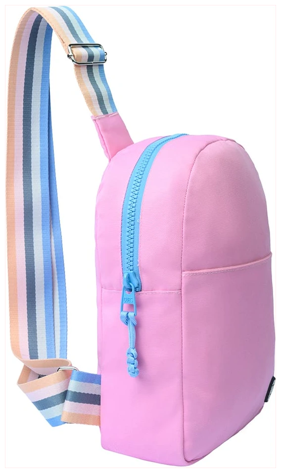 Cubs Light Pink Sling Bag Front Pocket