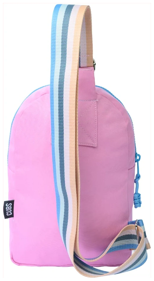 Cubs Light Pink Sling Bag Front Pocket