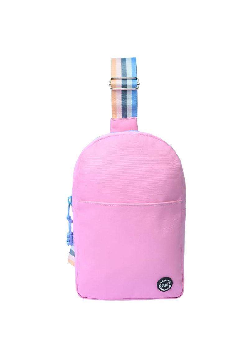 Cubs Light Pink Sling Bag Front Pocket