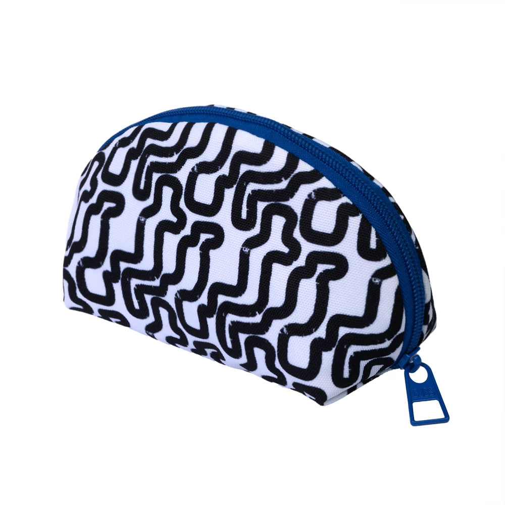 Cubs Blue Black and Yellow Make-Up Round Bags