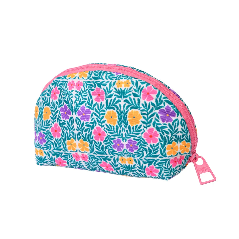 Cubs Flower Power Make-Up Round Bags
