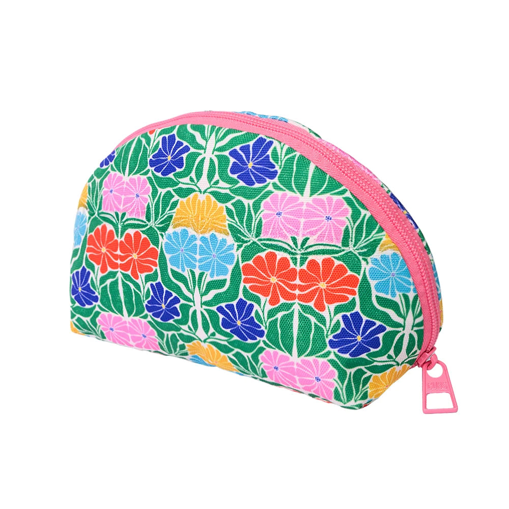 Cubs Flower Power Make-Up Round Bags