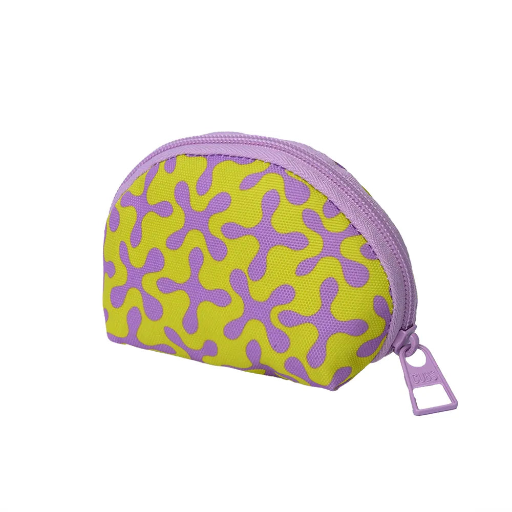 Cubs Lilac & Yellow Make-Up Round Bags