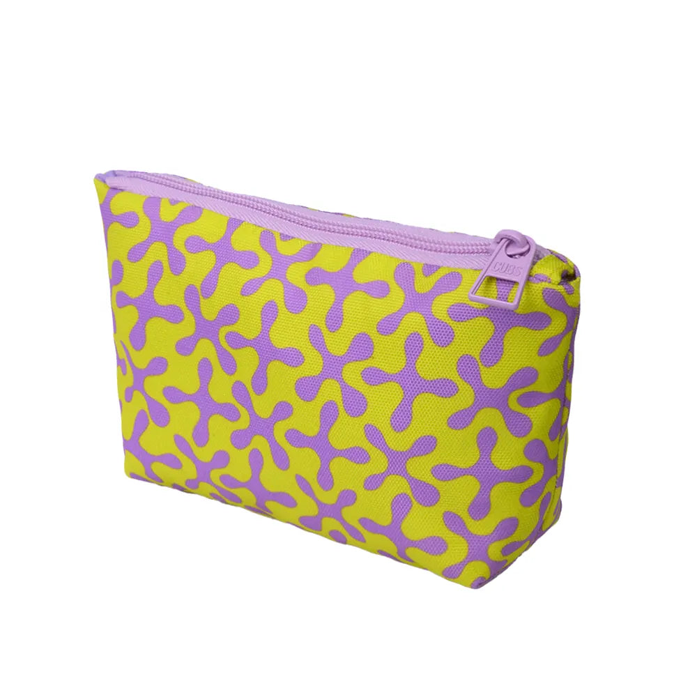 Cubs Lilac & Yellow Make-Up Rectangular Bags