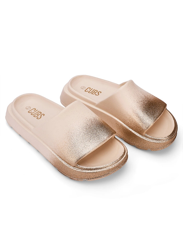 Cubs Glitter Gold Chunk Slide