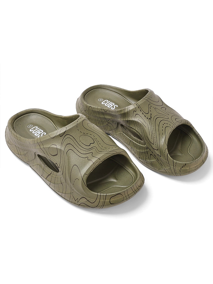 Cubs Army Green Bubble Walk Slide