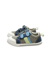 Cubs Blue & Green Jeans Double Strap Sneaker Kids