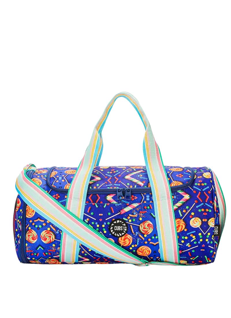 Cubs Sugar Rush Candy Duffel Bag one Side Pocket