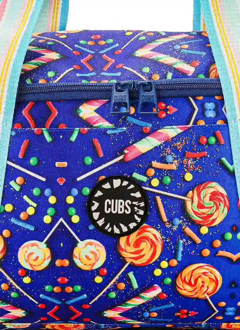 Cubs Sugar Rush Candy Duffel Bag one Side Pocket