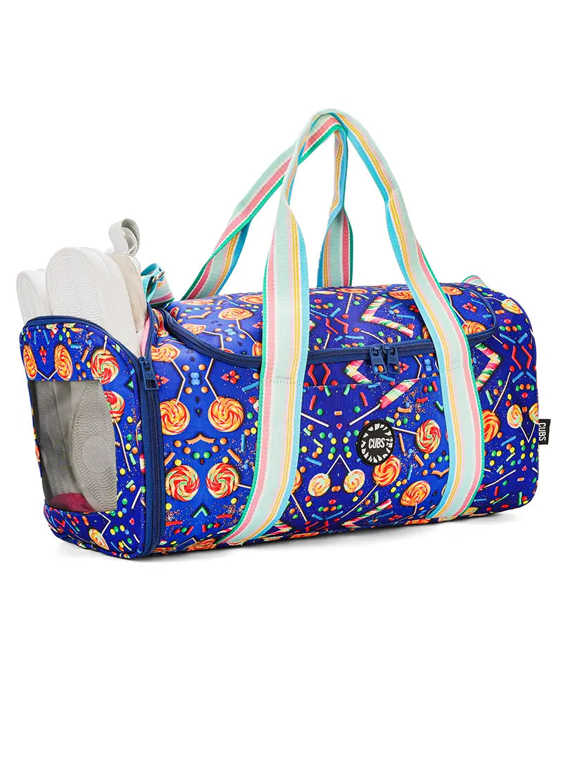 Cubs Sugar Rush Candy Duffel Bag one Side Pocket