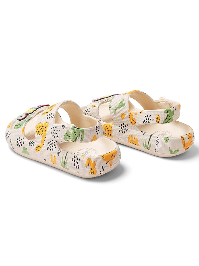Cubs Khaki Dino Kids Sandal
