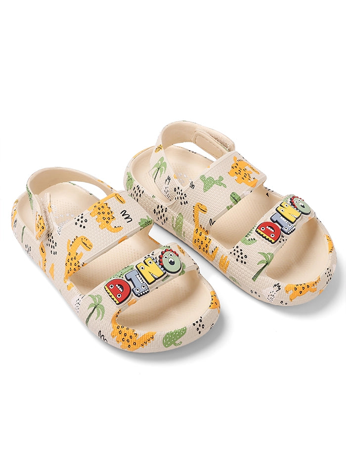 Cubs Khaki Dino Kids Sandal