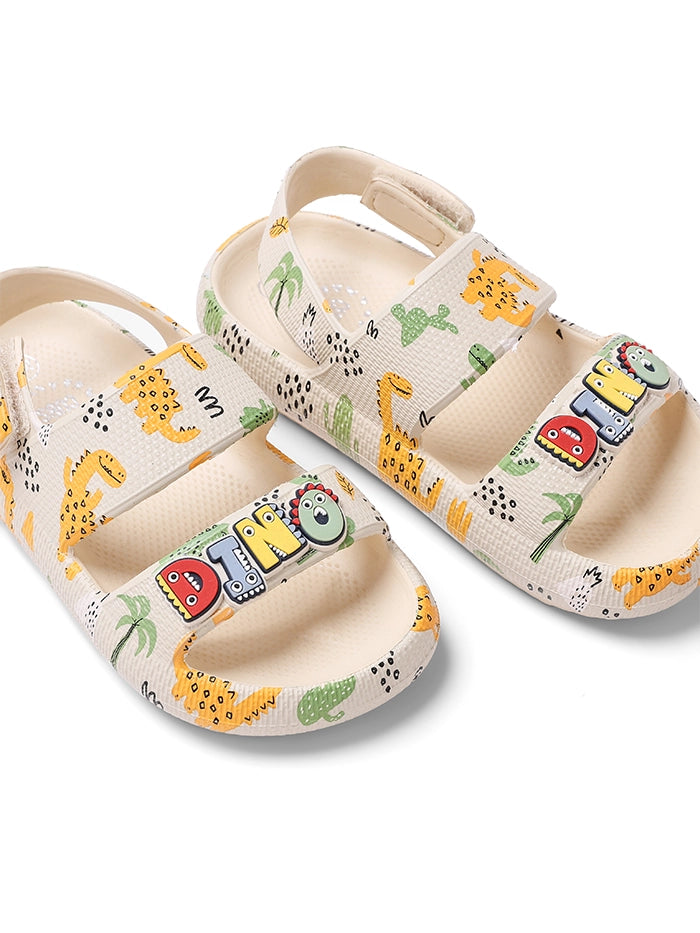 Cubs Khaki Dino Kids Sandal