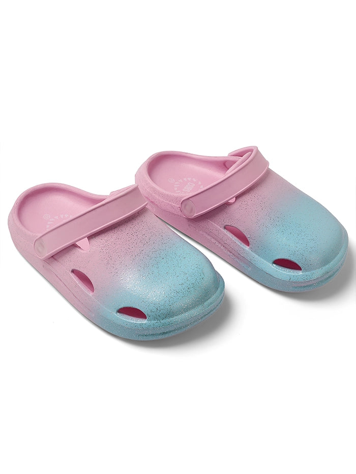 Cubs Glitter Pink & Blue Clog