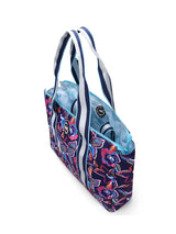 Cubs Stars And Flowers Double Face Tote Bag