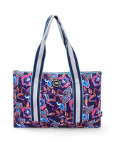 Cubs Stars And Flowers Double Face Tote Bag