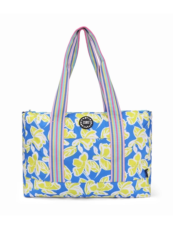 Cubs Ships and Flowers Double Face Tote Bag