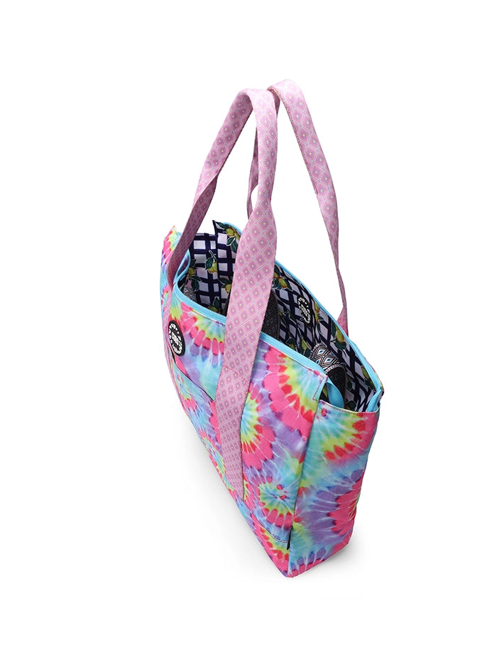 Cubs Flowery Tie Dye Double Face Tote Bag
