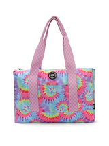 Cubs Flowery Tie Dye Double Face Tote Bag