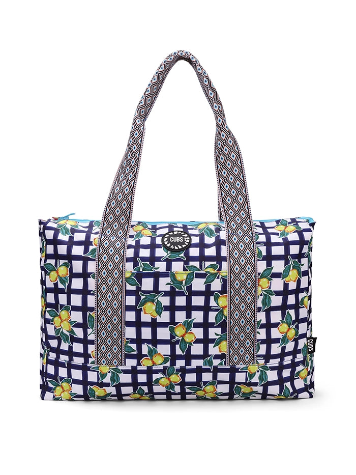 Cubs Flowery Tie Dye Double Face Tote Bag
