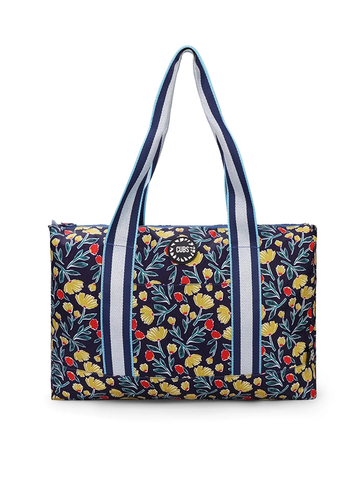 Cubs Waves And Gardens Double Face Tote Bag