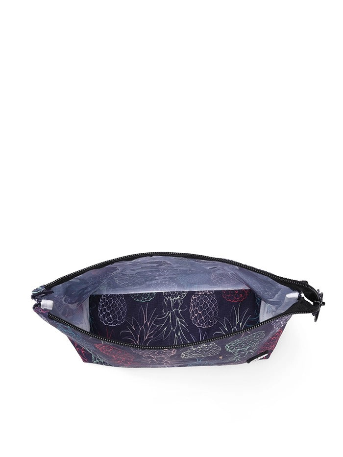 Cubs Black Pineapples Medium Pouch