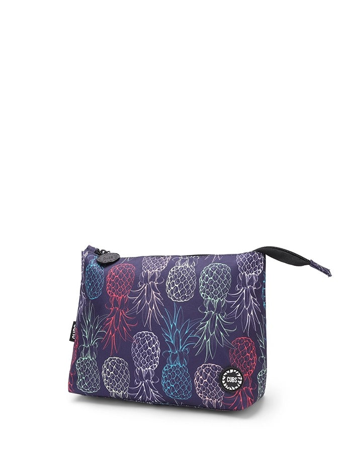 Cubs Black Pineapples Medium Pouch