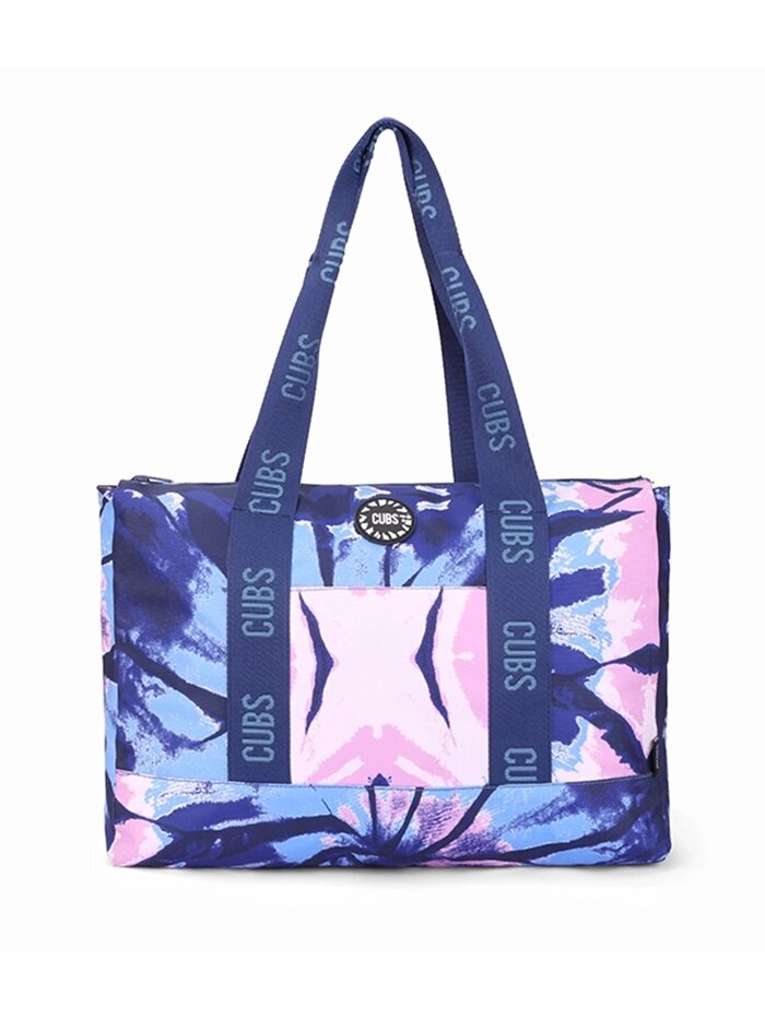 Cubs Shades of Tie Dyes Double Face Tote Bag
