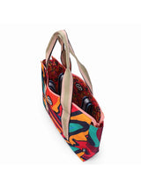 Cubs Swirls and Flamingos Double Face Tote Bag
