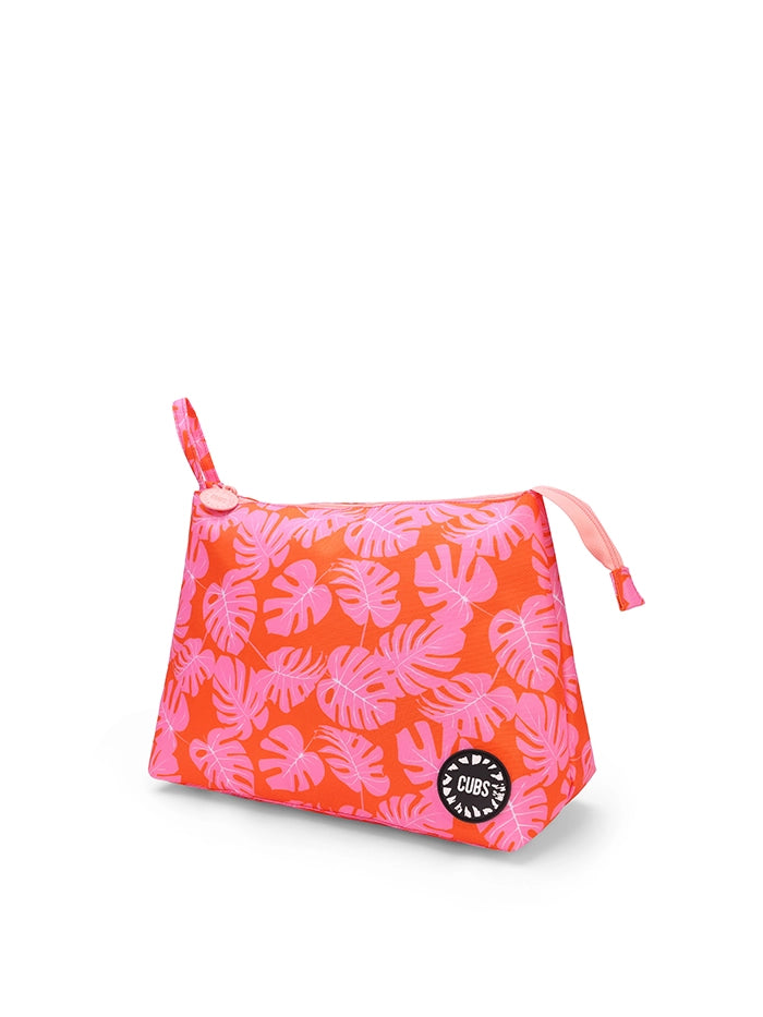 Cubs Orange Leaves Large Pouch