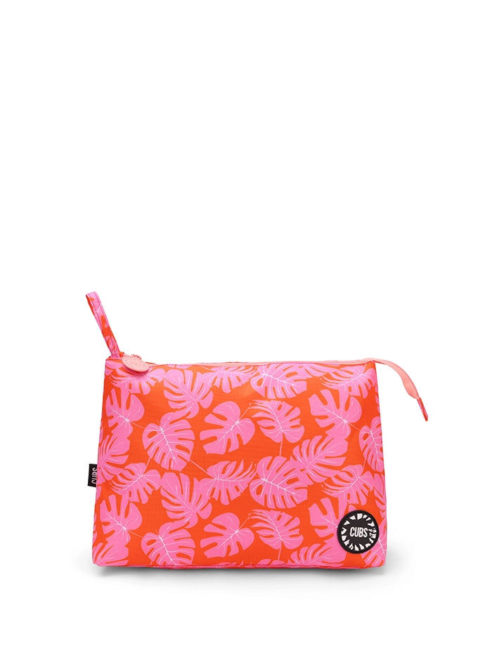 Cubs Orange Leaves Large Pouch