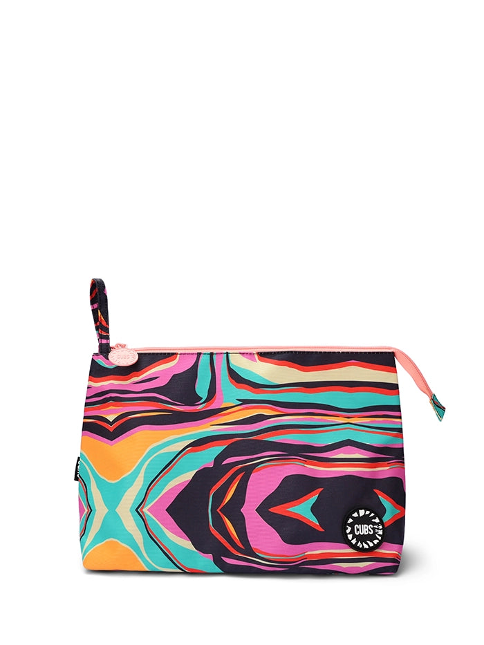 Cubs Disco Swirls Large Pouch