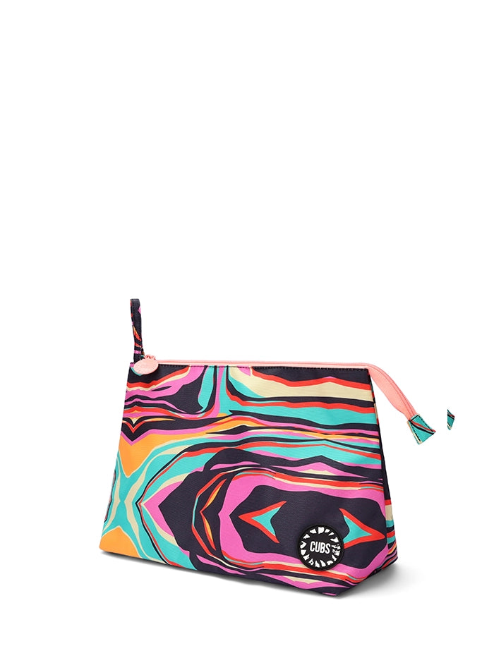 Cubs Disco Swirls Large Pouch