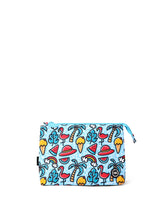 Cubs Baby Blue Flamingos Medium Pouch
