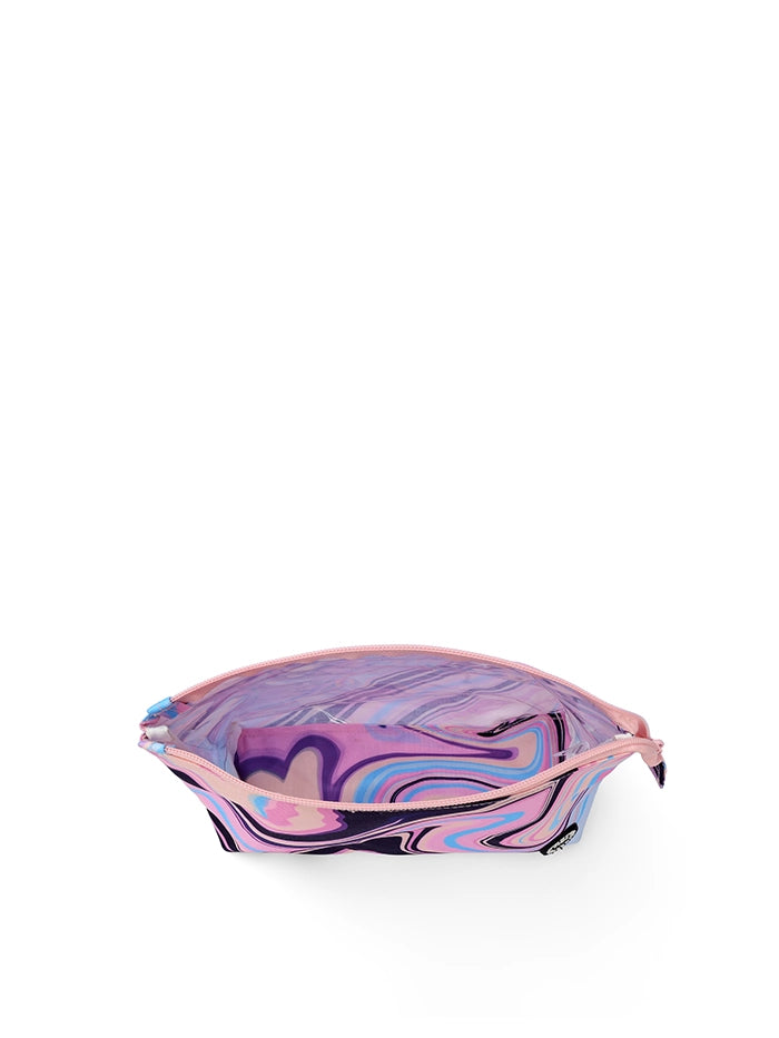 Cubs Lilac Swirls Medium Pouch