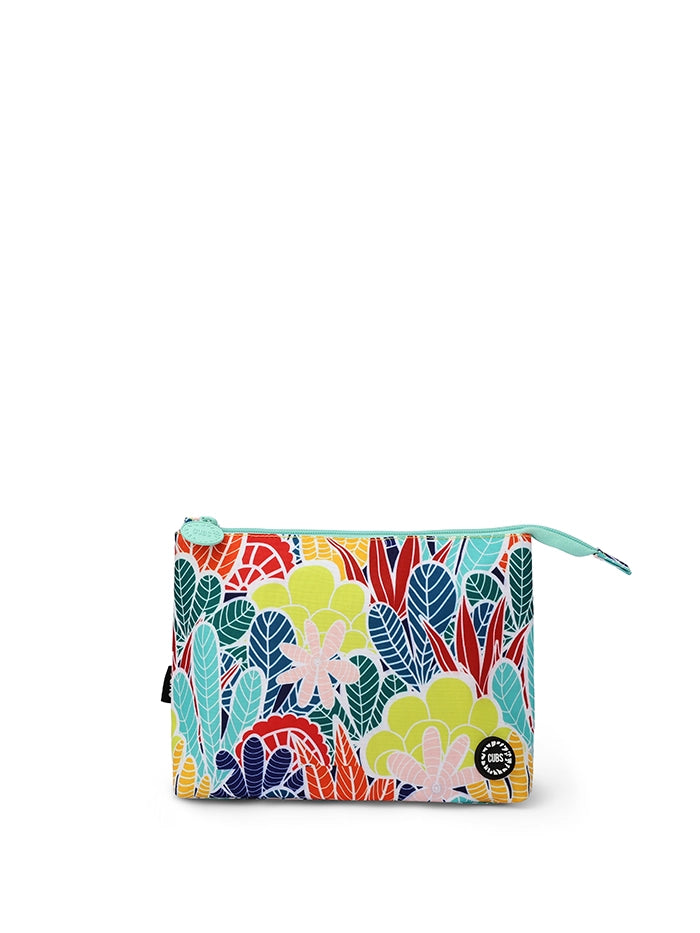 Cubs Multi-Leaves Medium Pouch