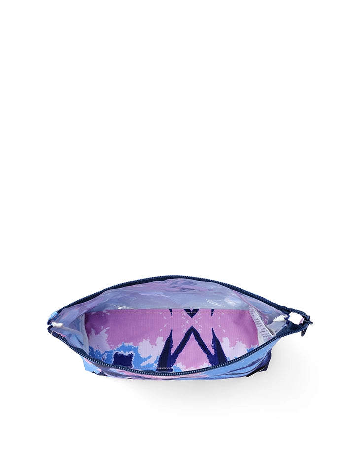 Cubs Shades Of Blue Tie Dye Medium Pouch