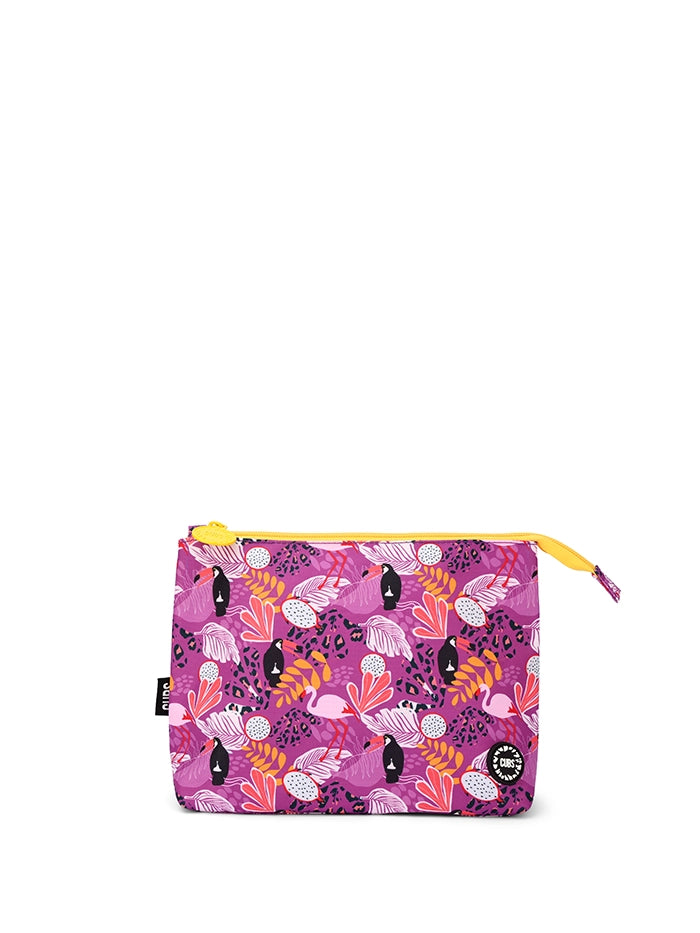 Cubs Purple Black Pigons Medium Pouch