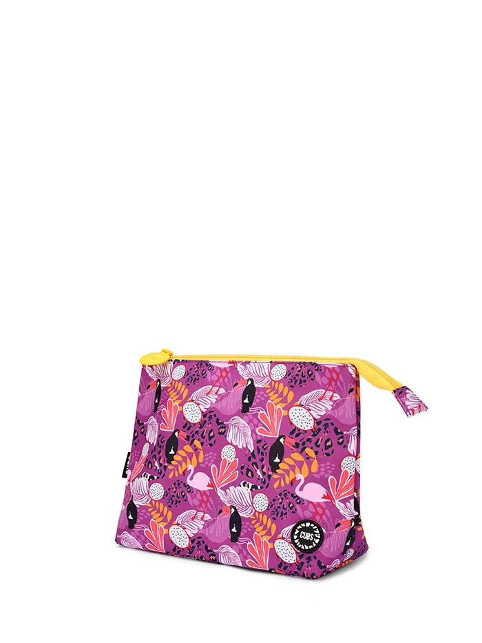 Cubs Purple Black Pigons Medium Pouch