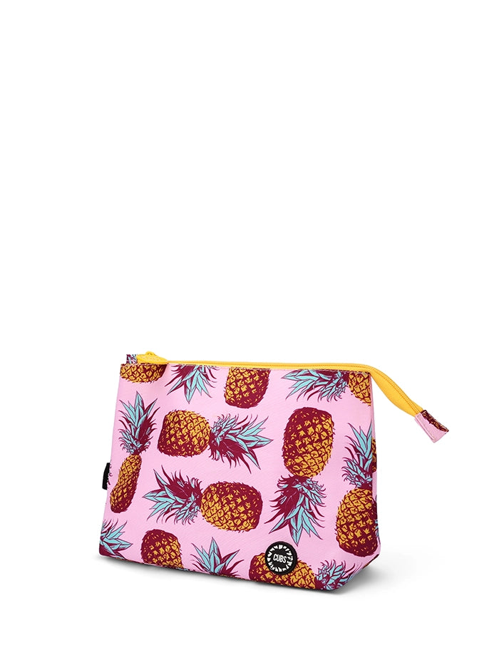 Cubs Purple Pineapples Medium Pouch