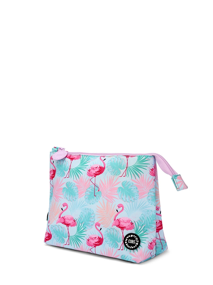 Cubs Flamingos in the Forest Medium Pouch