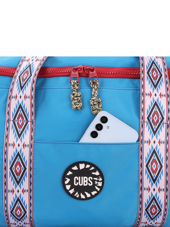 Cubs Cyan Blue Weekender Duffel Bag