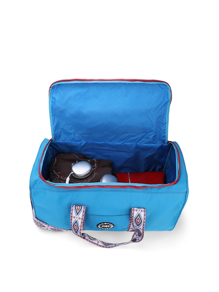 Cubs Cyan Blue Weekender Duffel Bag