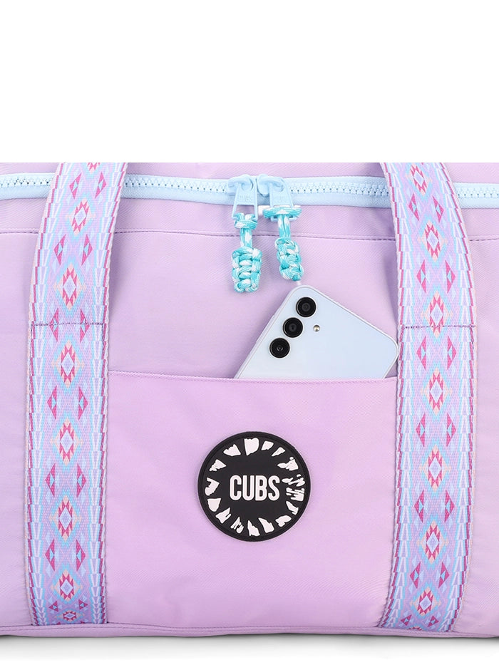 Cubs Lavender Weekender Duffel Bag