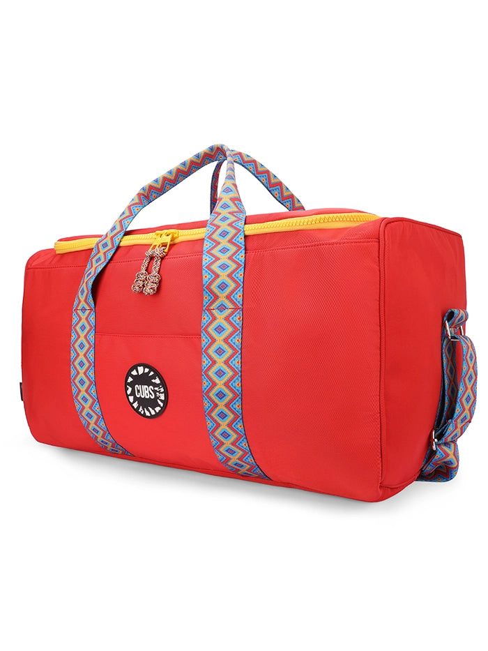 Cubs Flame Red Weekender Duffel Bag