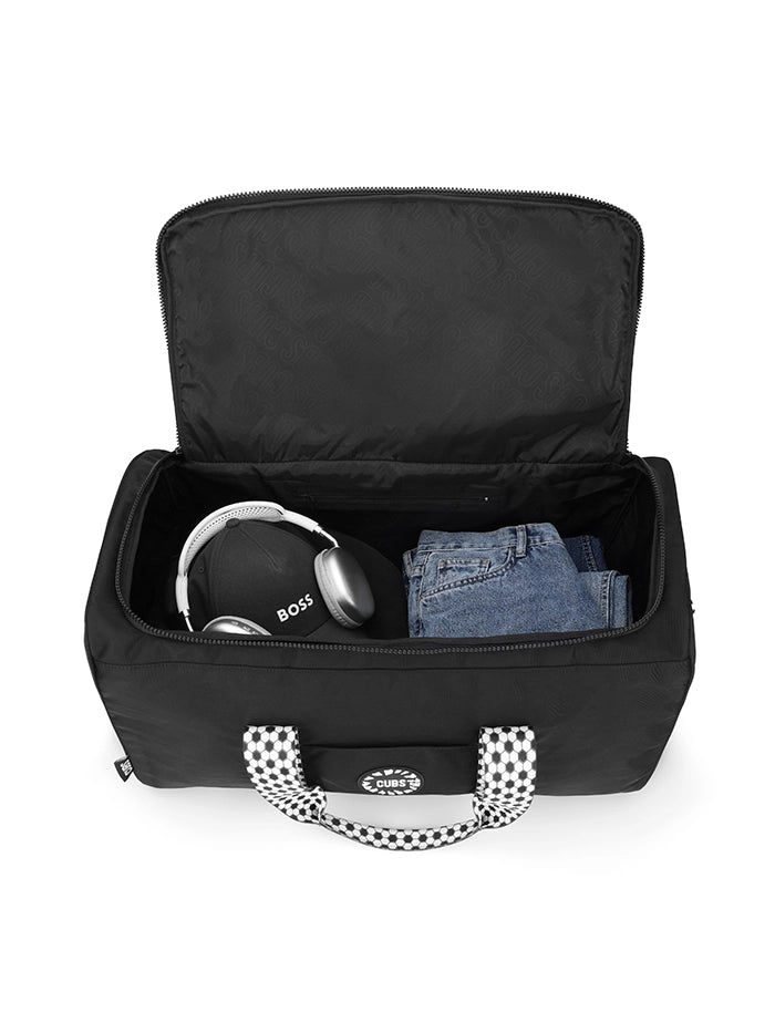 Cubs Black Weekender Duffel Bag