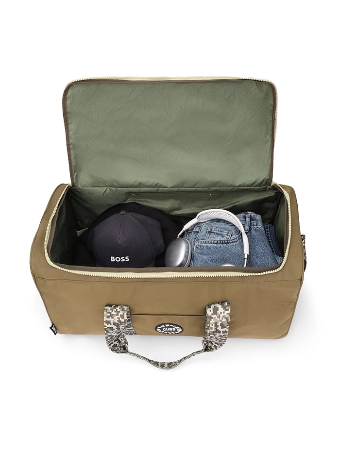 Cubs Army Green Weekender Duffel Bag